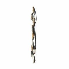Retro Modern 39" Metallic Metal Wall Art - Homeroots