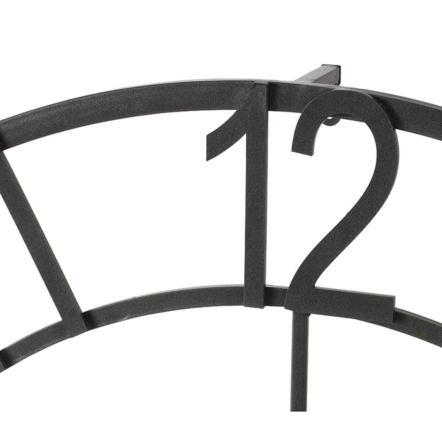 Round Decorative Gear Iron Wall Clock - Homeroots