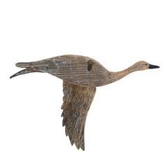 Set of Three Flying Geese Carved Wood 3D Wall Art - Homeroots