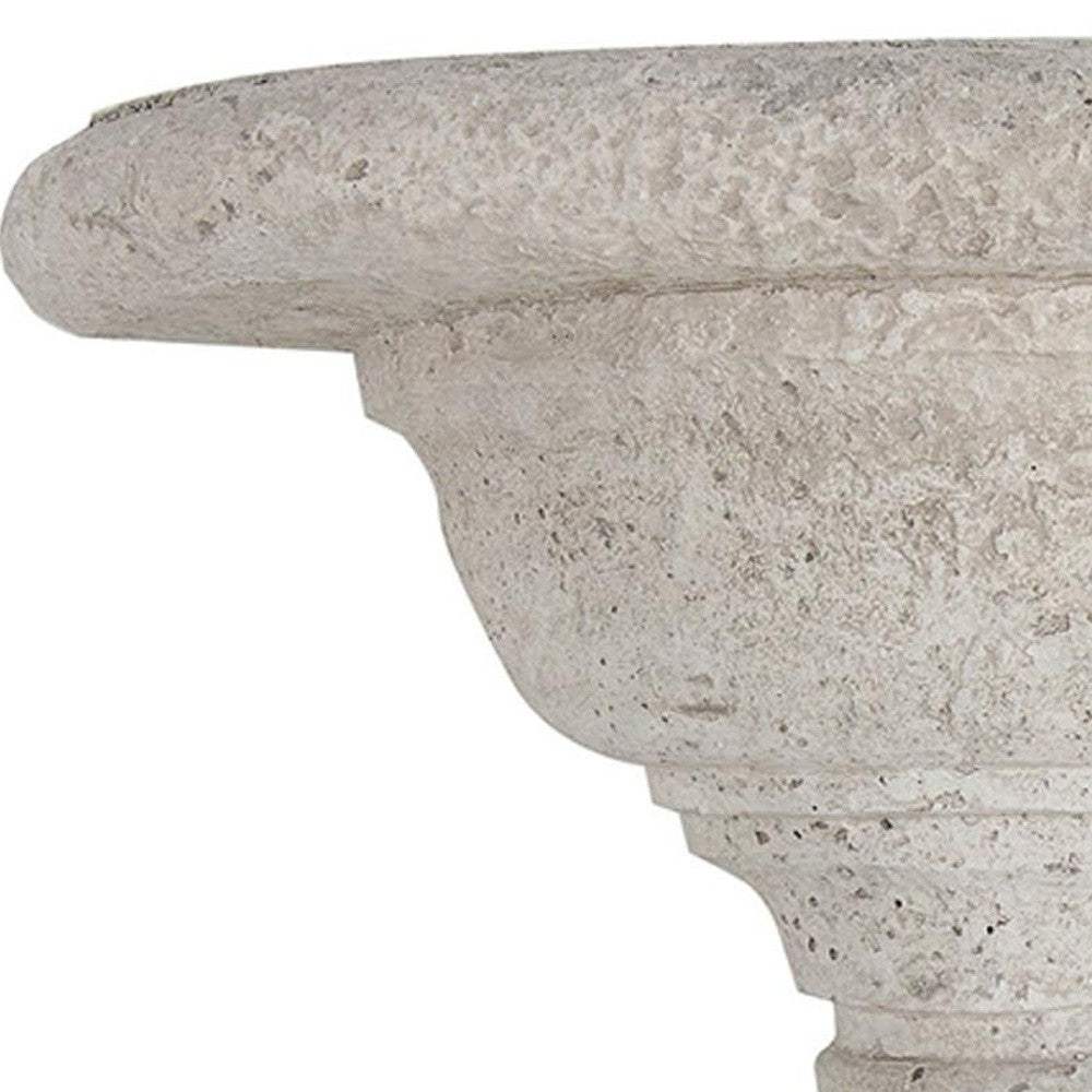 Torch Shaped Cement Wall Shelf - Homeroots - Flyclothing LLC