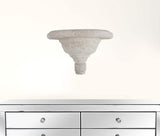 Torch Shaped Cement Wall Shelf - Homeroots - Flyclothing LLC