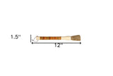 Yellow And Brown Jade Abacus Disc Decorative Calligraphy Brush - Homeroots - Flyclothing LLC