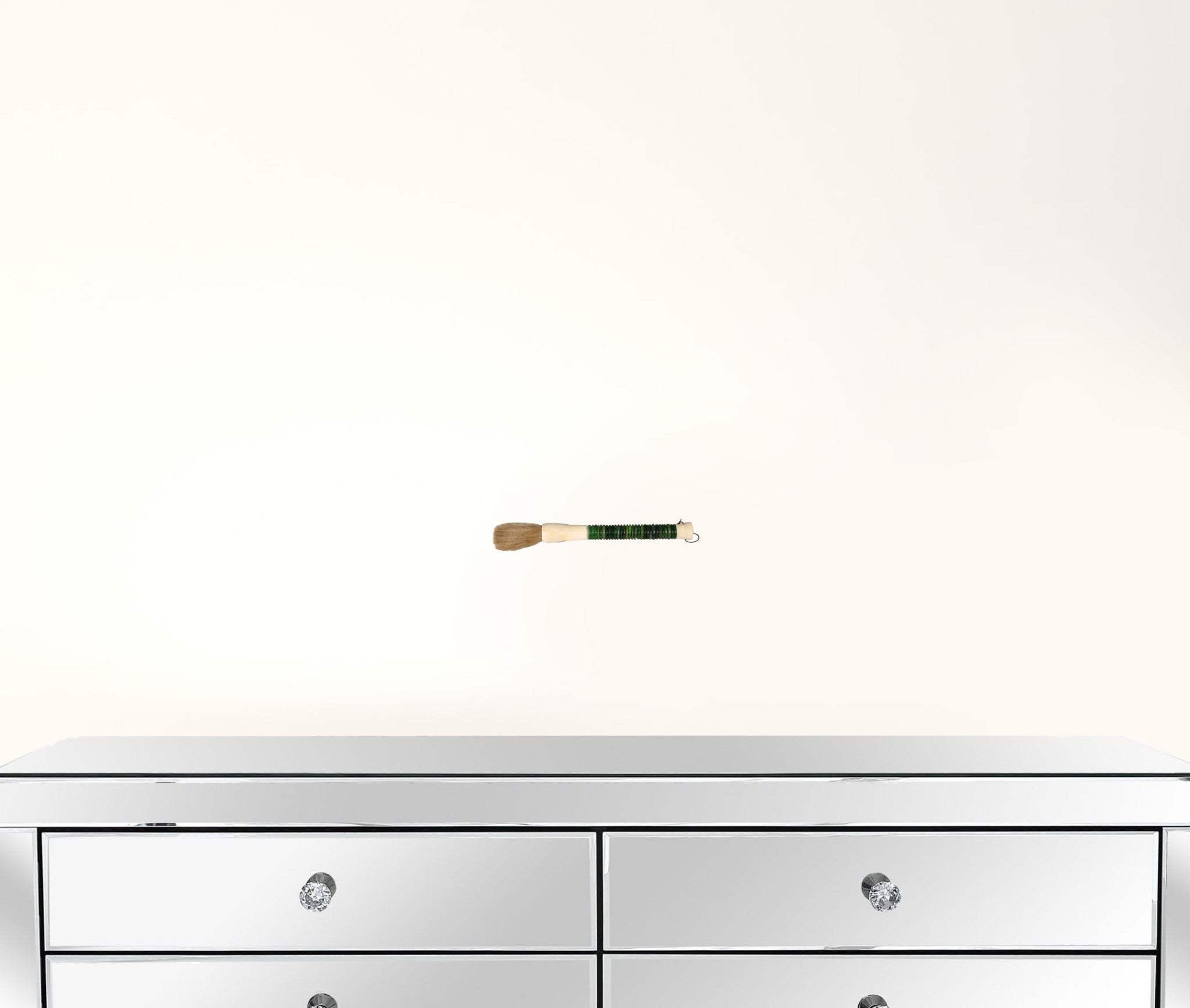 Green Jade Abacus Disc Decorative Calligraphy Brush - Homeroots - Flyclothing LLC