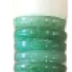 Light Green Jade Abacus Disc Decorative Calligraphy Brush