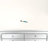 Shades of Aqua Jade Abacus Disc Decorative Calligraphy Brush - Homeroots
