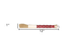 Red Spotted Jade Faux Bamboo Decorative Calligraphy Brush - Homeroots - Flyclothing LLC