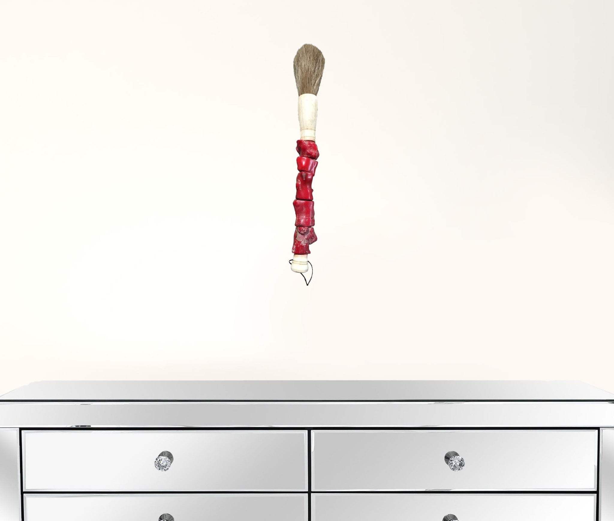 Red Chunky Coral Decorative Calligraphy Brush - Homeroots - Flyclothing LLC