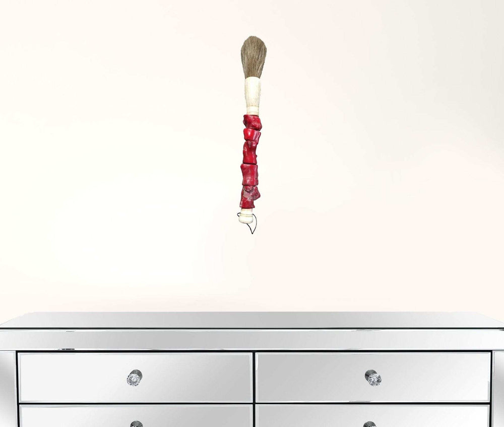 Red Chunky Coral Decorative Calligraphy Brush - Homeroots - Flyclothing LLC