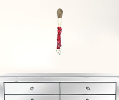 Red Chunky Coral Decorative Calligraphy Brush - Homeroots