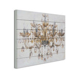 Luxurious Vintage Chandelier Unframed Graphic Wall Art - Homeroots - Flyclothing LLC