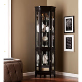 Elegant Black Lighted Curio Cabinet - Homeroots - Flyclothing LLC