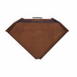 Cosmo Brown and Black Corner Bar Cabinet - Homeroots