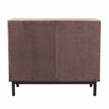 Modern Farmhouse Rustic Natural Accent Storage Cabinet - Homeroots - Flyclothing LLC