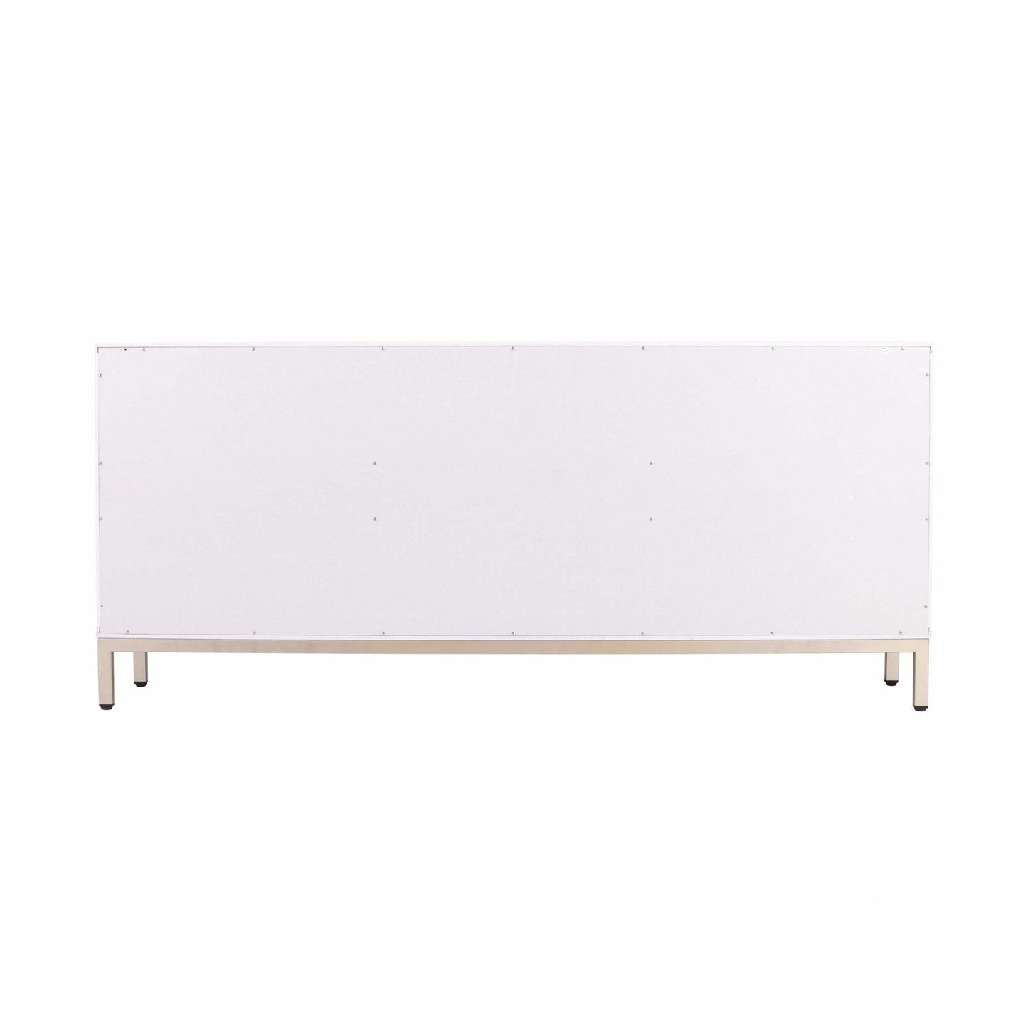 White and Gold Moroccan Dynasty Three Door Accent Cabinet - Homeroots - Flyclothing LLC