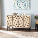 Champagne Deco Buffet Storage Cabinet - Homeroots - Flyclothing LLC