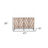 Champagne Deco Buffet Storage Cabinet - Homeroots - Flyclothing LLC