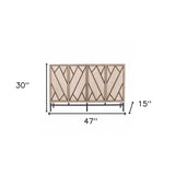 Champagne Deco Buffet Storage Cabinet - Homeroots - Flyclothing LLC