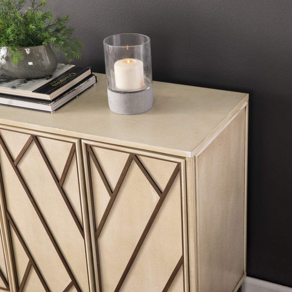 Champagne Deco Buffet Storage Cabinet - Homeroots - Flyclothing LLC