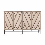 Champagne Deco Buffet Storage Cabinet - Homeroots - Flyclothing LLC