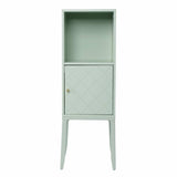 Pale Green Crosshatch Accent Storage Cabinet - Homeroots - Flyclothing LLC