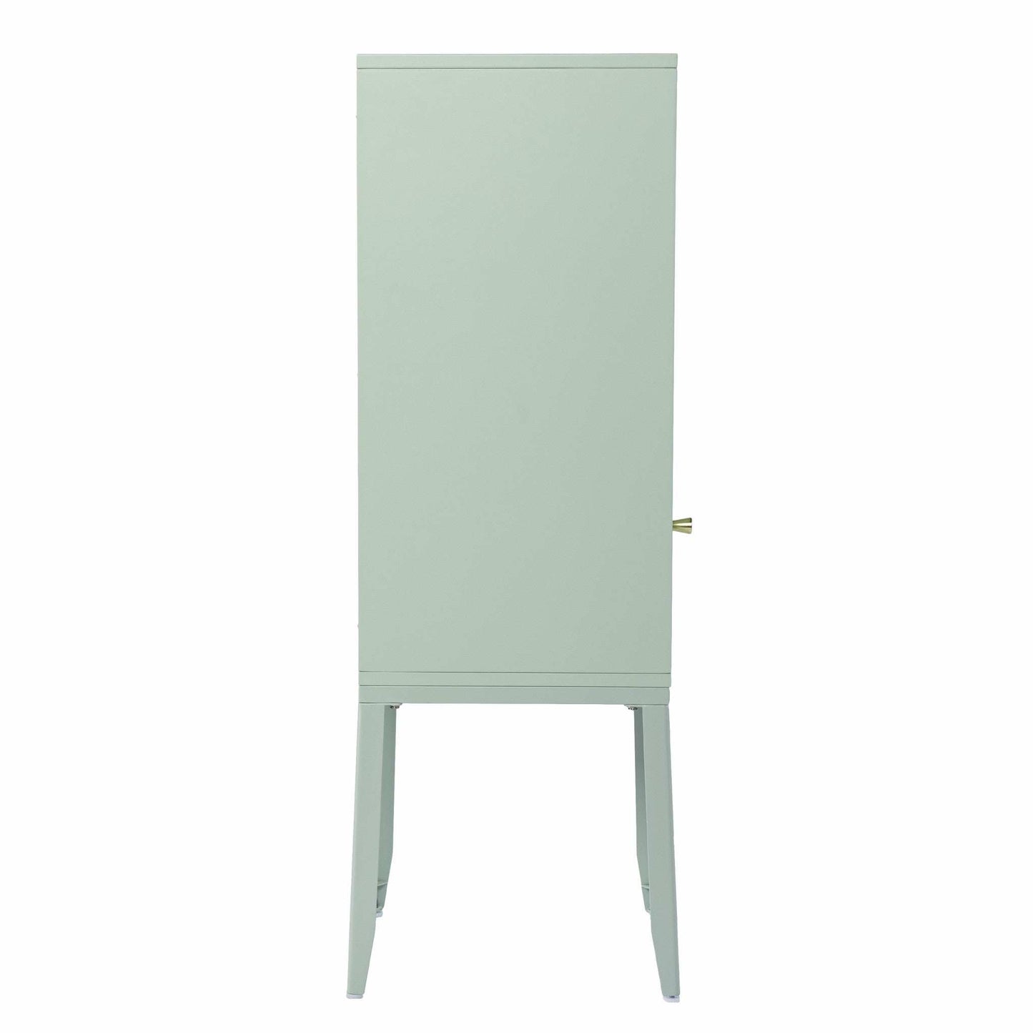 Pale Green Crosshatch Accent Storage Cabinet - Homeroots - Flyclothing LLC