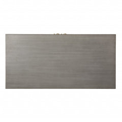 Graywash Textured Geo Contemporary Accent Cabinet - Homeroots