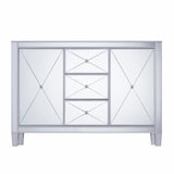 Glamorous Mirrored Bling Multi Storage Accent Cabinet - Homeroots