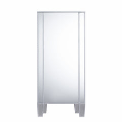 Glamorous Mirrored Bling Multi Storage Accent Cabinet - Homeroots