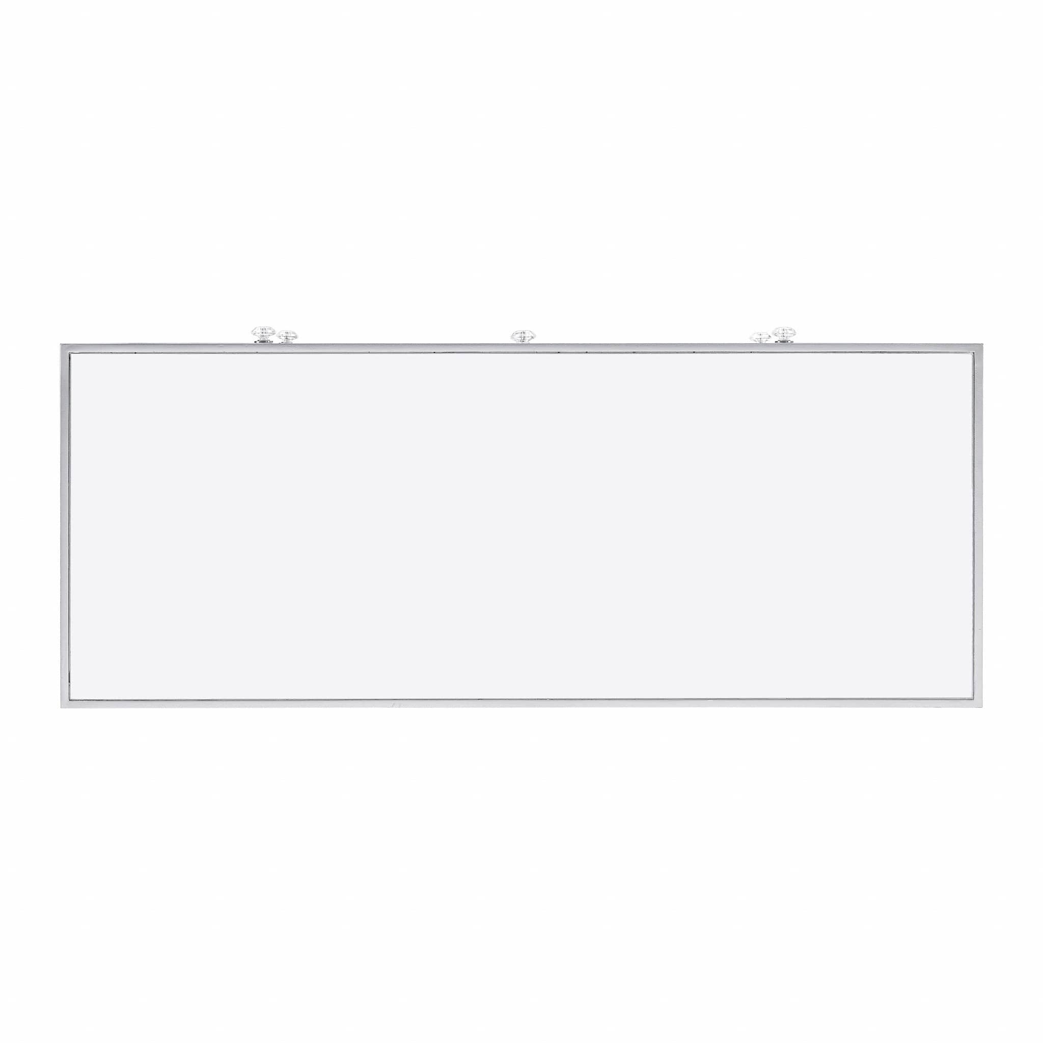 Glamorous Mirrored Bling Three Door Accent Cabinet - Homeroots