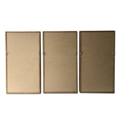 Set Of Three Blue Branches Framed Canvas Wall Art Picture Frame Graphic Art Wall Art - Homeroots