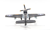 6" Steel Metal Airplane Hand Painted Decorative Airplane - Homeroots