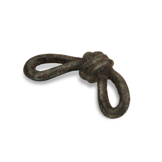 Rustic Gray Cast Iron Knot Sculpture - Homeroots