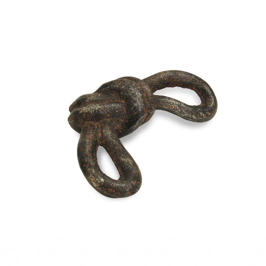 Rustic Gray Cast Iron Knot Sculpture - Homeroots