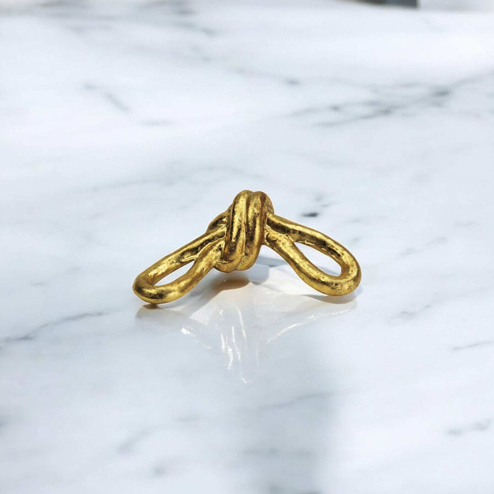 Rustic Gold Cast Iron Knot Décor - Homeroots - Flyclothing LLC