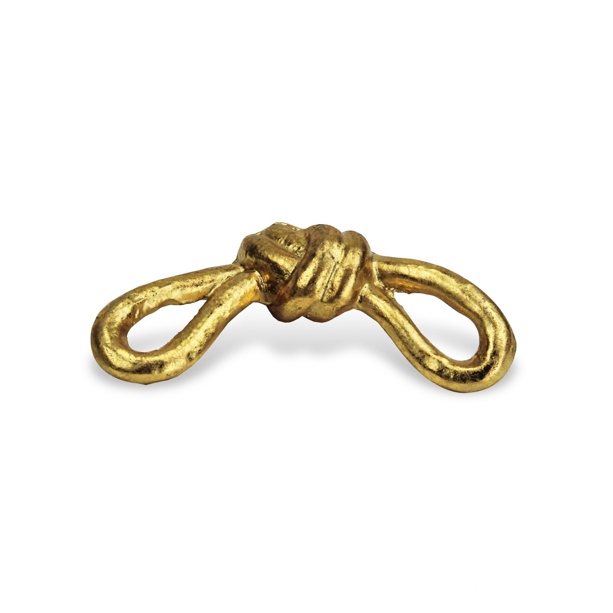 Rustic Gold Cast Iron Knot Décor - Homeroots