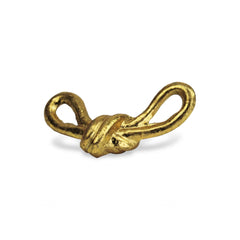 Rustic Gold Cast Iron Knot Décor - Homeroots