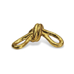 Rustic Gold Cast Iron Knot Décor - Homeroots