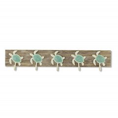Coastal Sea Turtle Five Hook Coat Hanger - Homeroots