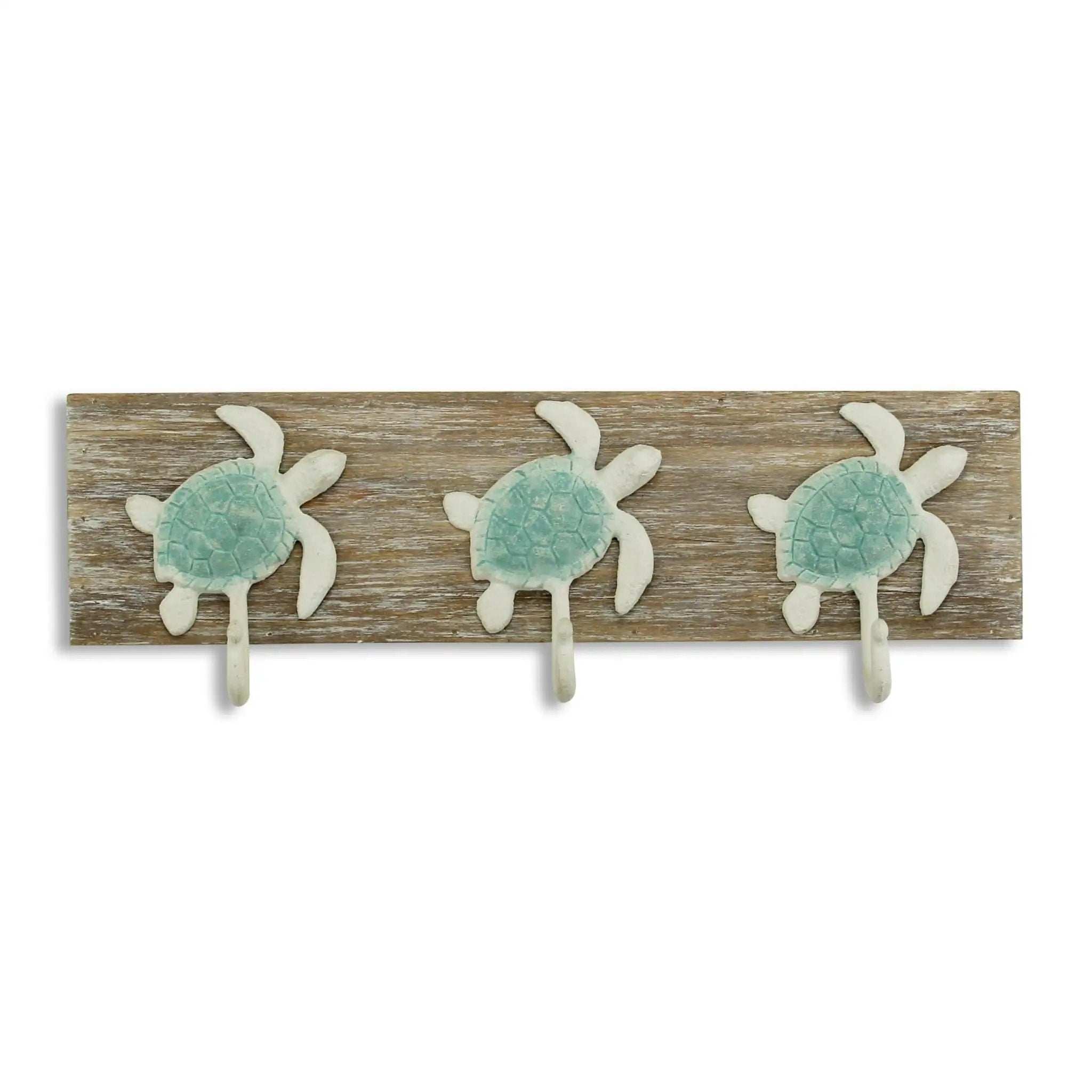 Coastal Sea Turtle Three Hook Coat Hanger - Homeroots - Flyclothing LLC