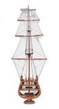 34" Brown Boat Model Sculpture - Homeroots