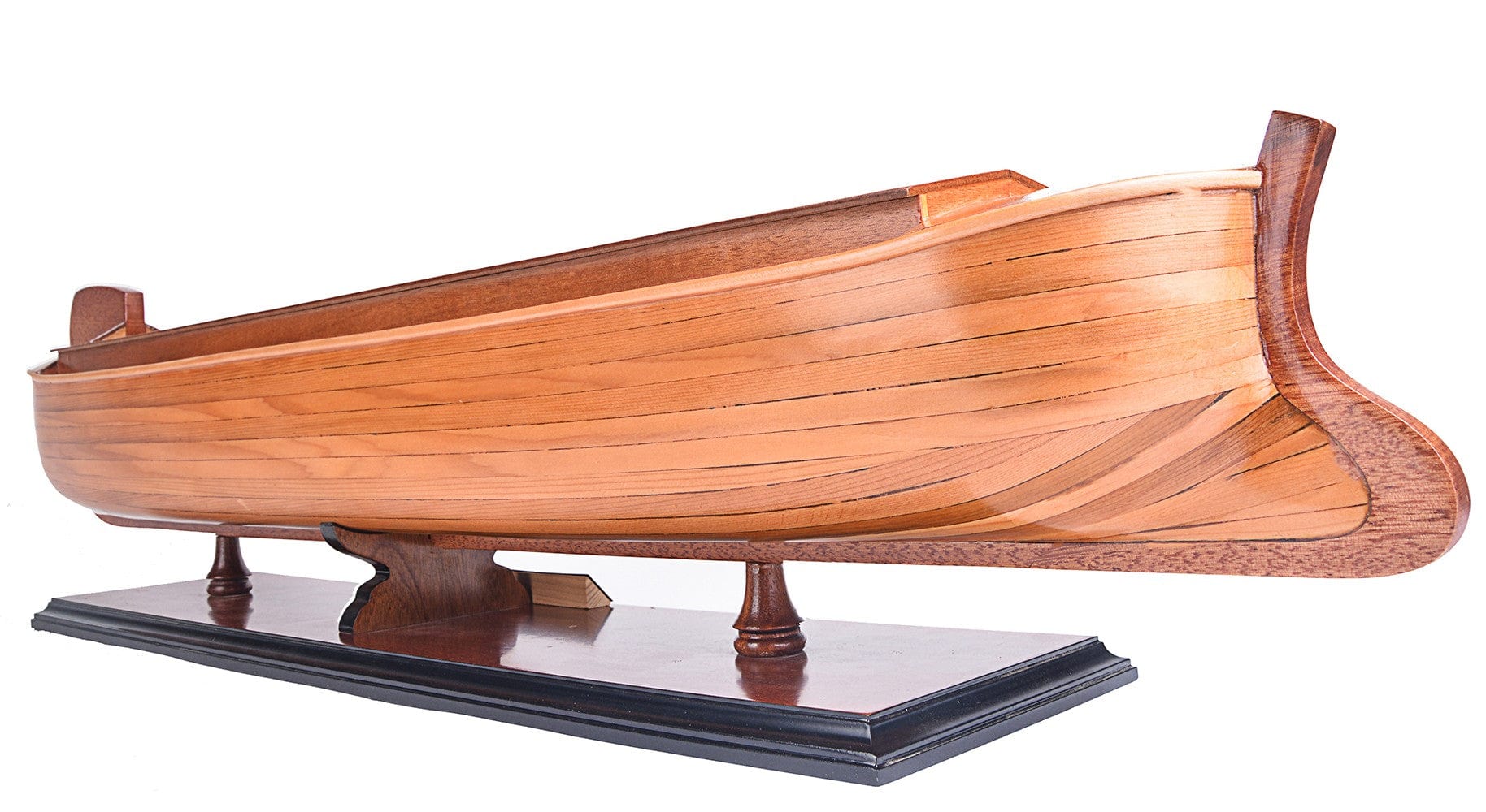 8" Wooden Manufactured Wood Hand Painted Decorative Boat - Homeroots - Flyclothing LLC