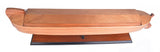 8" Wooden Manufactured Wood Hand Painted Decorative Boat - Homeroots - Flyclothing LLC