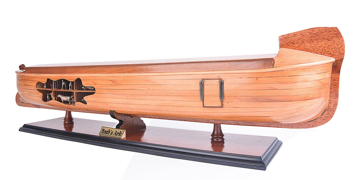 8" Wooden Manufactured Wood Hand Painted Decorative Boat - Homeroots - Flyclothing LLC