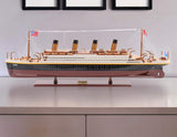 10" Black and Red 1912 RMS Titanic Small Boat Hand Painted Decorative Boat - Homeroots - Flyclothing LLC