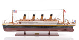 10" Black and Red 1912 RMS Titanic Small Boat Hand Painted Decorative Boat - Homeroots