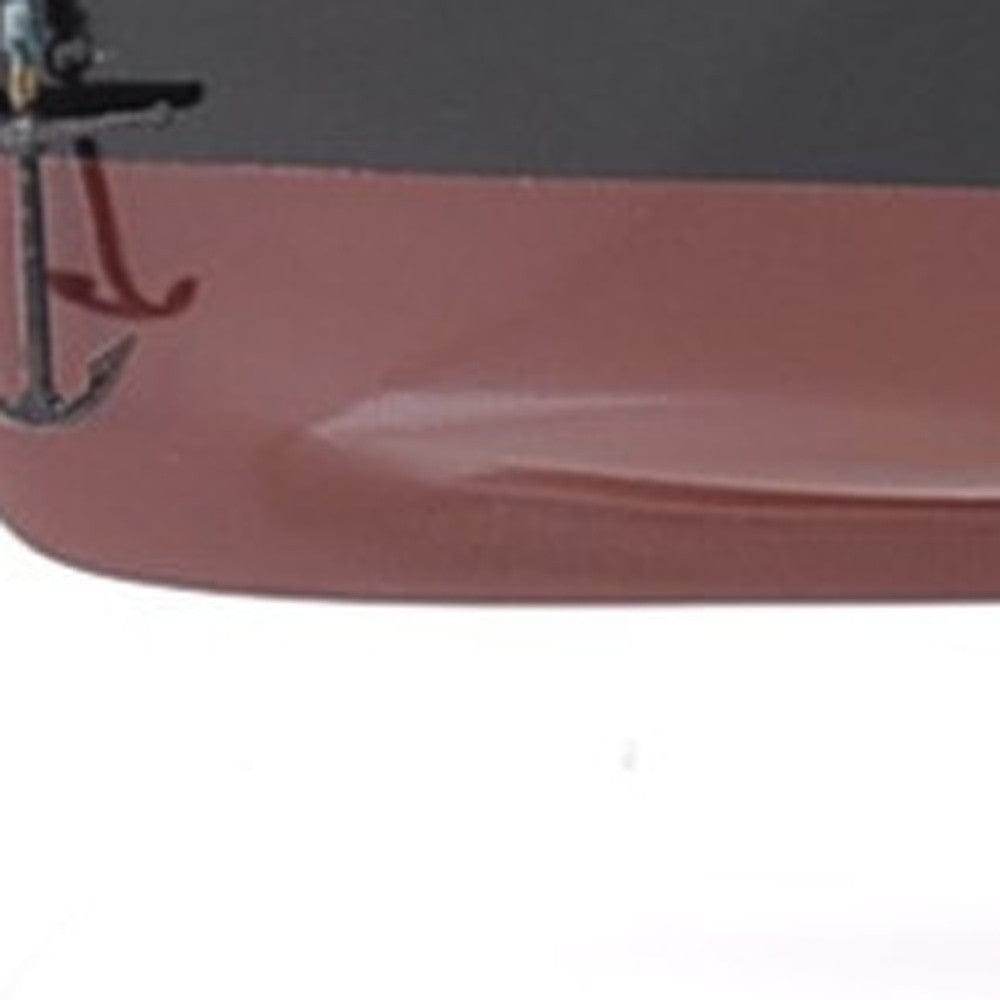 10" Black and Red 1912 RMS Titanic Small Boat Hand Painted Decorative Boat - Homeroots - Flyclothing LLC