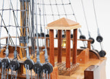 29" Wood Brown HMS Victory Bow Section Hand Painted Decorative Boat - Homeroots - Flyclothing LLC