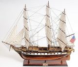 50" Wood Brown Hand Painted Sculpture - Homeroots