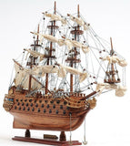 18" Wood Brown San Felipe 1690 Small Boat Hand Painted Decorative Boat - Homeroots