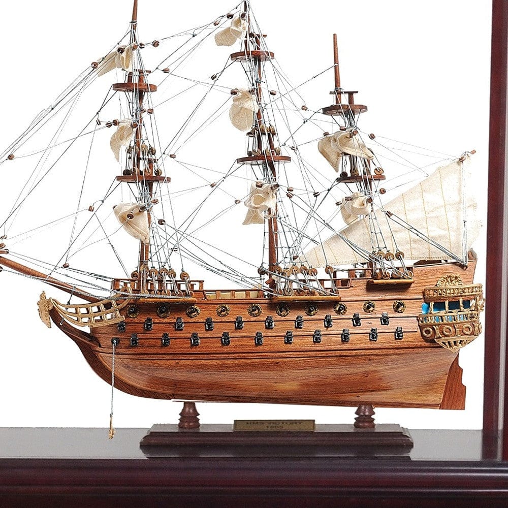 50" Wood Brown San Felipe Hand Painted Sculpture with Case - Homeroots